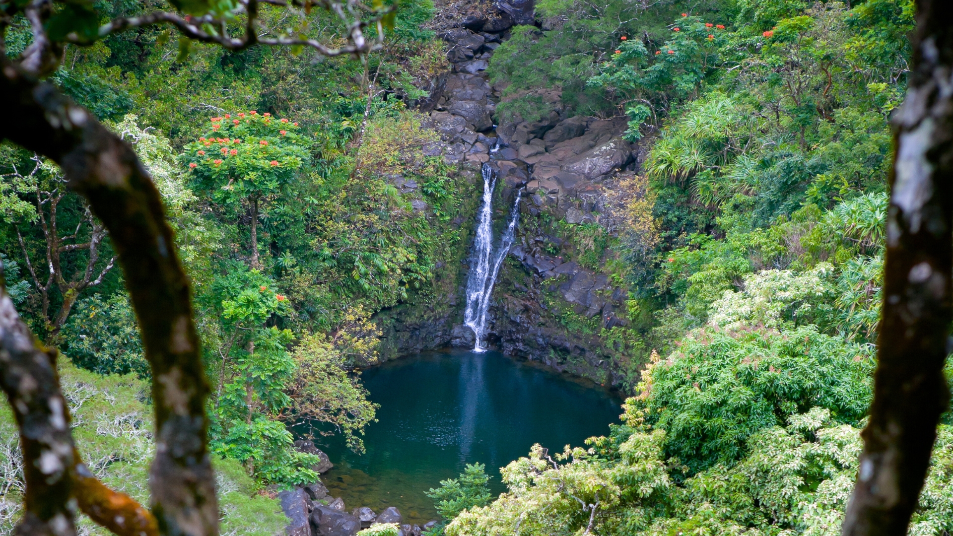 Puohokamoa Falls