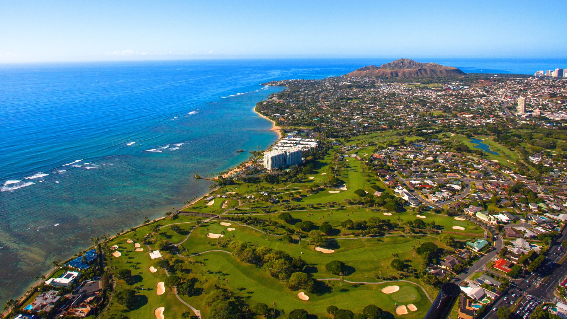 Wailea Golf Aerial